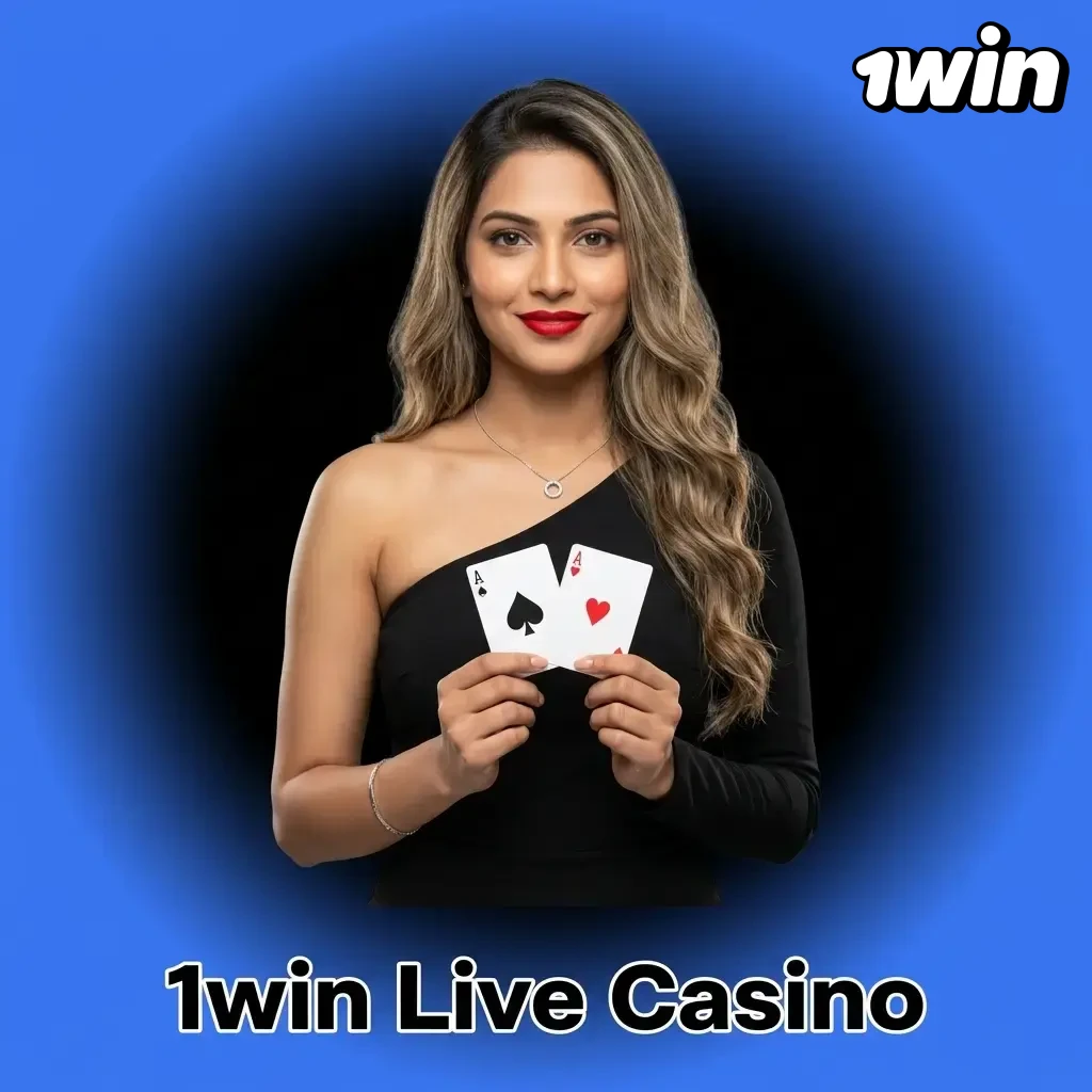 1win Live Casino with real-time HD streaming, live dealers hosting roulette, blackjack, poker, baccarat and game shows
