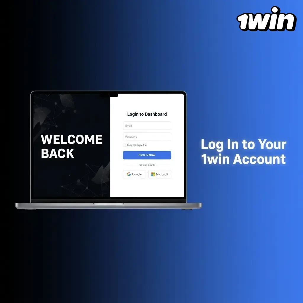 1win account login form showing email, phone, and password fields with Google and Telegram sign-in options
