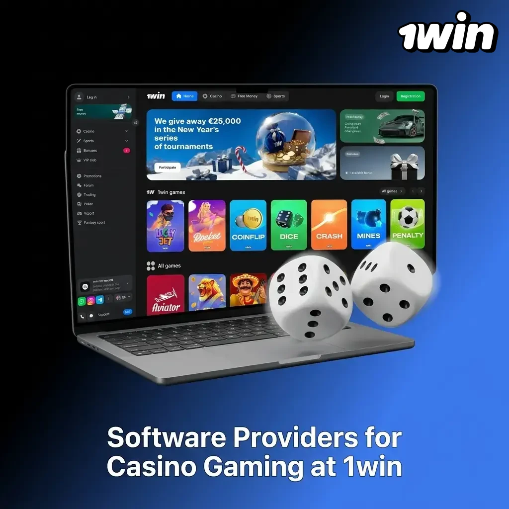 1win casino software providers including Evolution Gaming, Pragmatic Play, NetEnt and 50+ certified iGaming studios